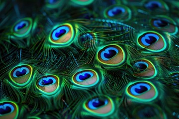 Peacock Feathers Background  Peacock Feathers Background