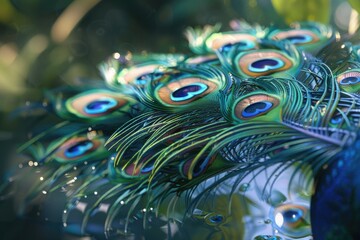 Peacock tail  Peacock tail