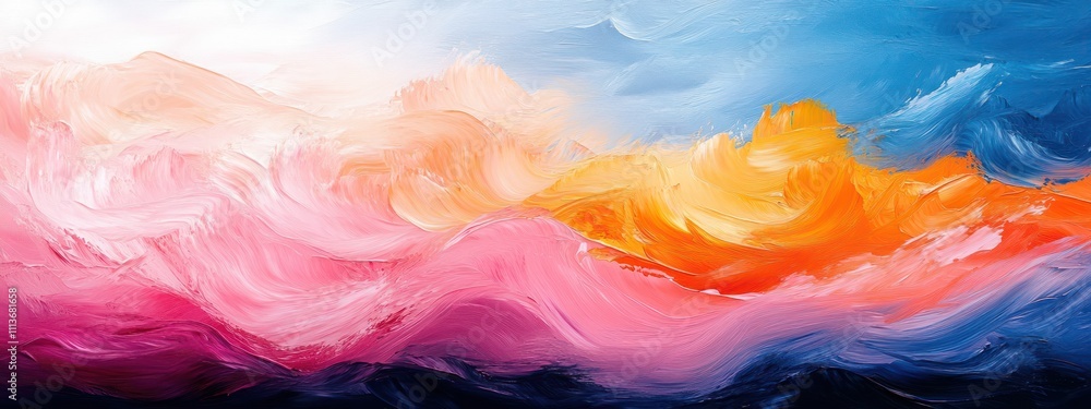 Poster abstract paint stroke flow color wave brush splash background ribbon swirl motion design texture acr