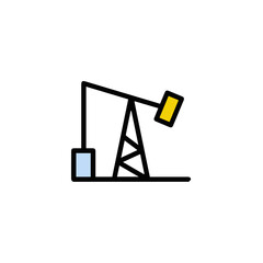 Oil icon symbol vector image Illustration
