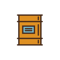 Oil icon symbol vector image Illustration
