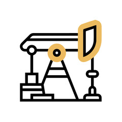 Oil icon symbol vector image Illustration
