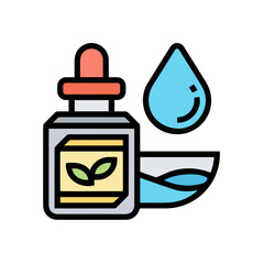 Oil icon symbol vector image Illustration
