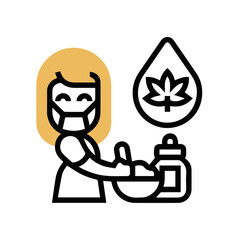 Oil icon symbol vector image Illustration
