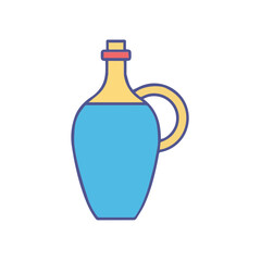 Oil icon symbol vector image Illustration
