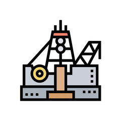 Oil icon symbol vector image Illustration
