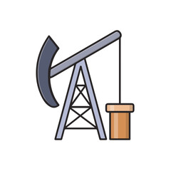 Oil icon symbol vector image Illustration
