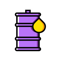 Oil icon symbol vector image Illustration
