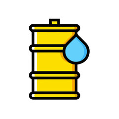 Oil icon symbol vector image Illustration

