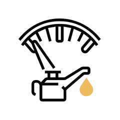 Oil icon symbol vector image Illustration
