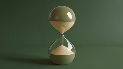 Timeless Hourglass Design: A Minimalist Artistic Piece