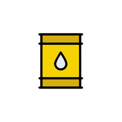 Oil icon symbol vector image Illustration
