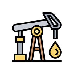 Oil icon symbol vector image Illustration
