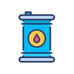 Oil icon symbol vector image Illustration
