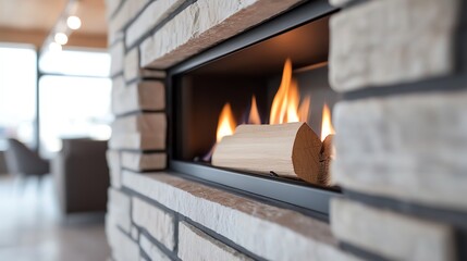 A babyproofed fireplace with a soft barrier