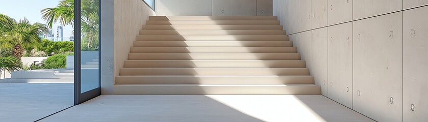 Obraz premium A babyproofed staircase with locked gates