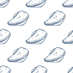 Seamless pattern with fortune cookies for decorative print, wrapping paper, greeting cards, wallpaper and fabric