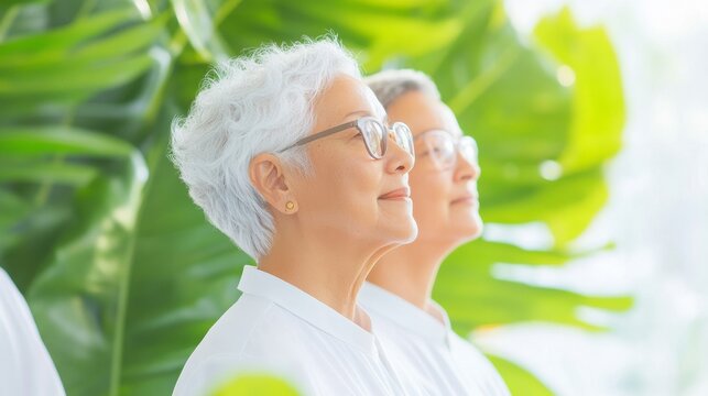 Santa Marian Kamalen Day Morning Choir in Tropical Greenery Marian Devotion and Spiritual Celebration