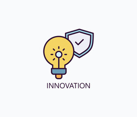 Innovation Vector, Icon Or Logo Sign Symbol Illustration 