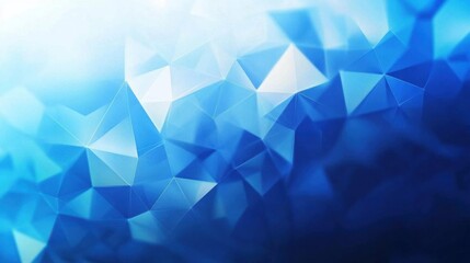 Obraz premium Abstract Blue Polygonal Background