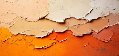 Obraz premium Creating a radiant desert-inspired palette with glowing ochre in a creative studio environment for artistic expression