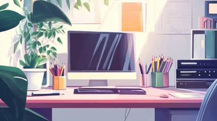 Creative Workspace for Designers and Illustrators
