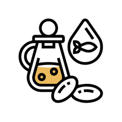 Oil icon symbol vector image Illustration
