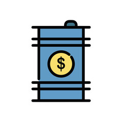 Oil icon symbol vector image Illustration
