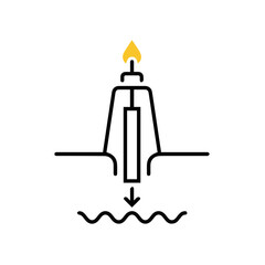 Oil icon symbol vector image Illustration
