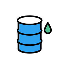 Oil icon symbol vector image Illustration
