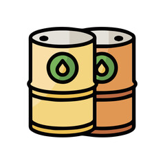 Oil icon symbol vector image Illustration
