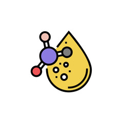 Oil icon symbol vector image Illustration

