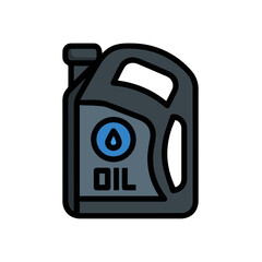 Oil icon symbol vector image Illustration
