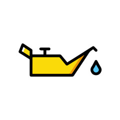 Oil icon symbol vector image Illustration
