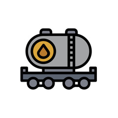 Oil icon symbol vector image Illustration
