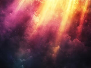 Naklejka premium Radiant Dreamy Abstract Background with Soft Pastel Colors and Light Beams