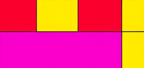 Fototapeta premium pop art background in yellow, pink and red