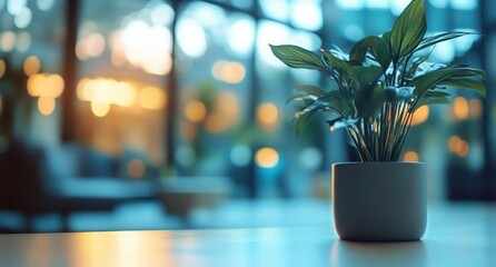 Woman Using Smartphone to Capture Indoor Photo in Modern Workspace