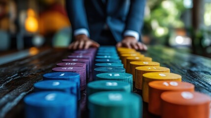 Obraz premium showing risk level indicator rating since low to high for risk management and assessment review concept business and finance concept ceo manager managemen