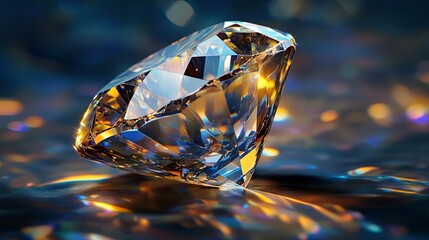 Radiant Diamond: A Precious Gemstone Closeup