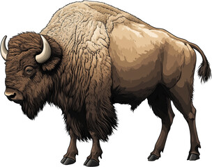 Obraz premium 아메리칸 들소