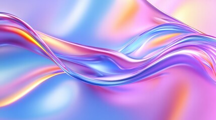 A captivating wave of swirling pastel hues creates a serene, dreamy atmosphere.