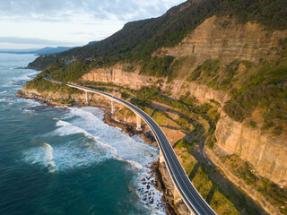 Sunrise at Sea Cliff Bridge, Australia