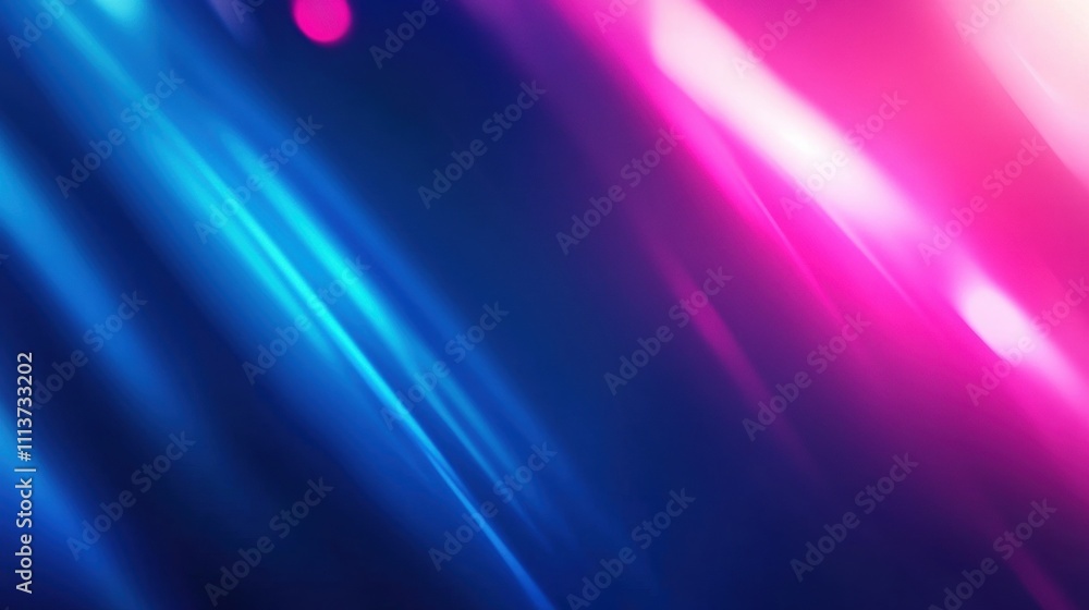 Poster vibrant abstract background with blue and pink light streaks creating a dynamic and energetic atmosp