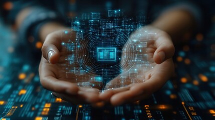 e learning education concept learning online with webinar video tutorial internet lessons person holding education icon on virtual scree