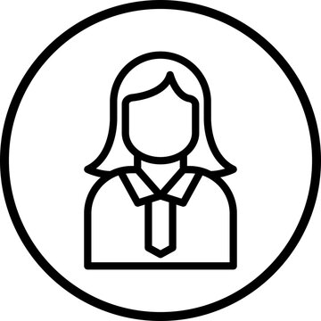 recommend clip art: Client Female Icon Style