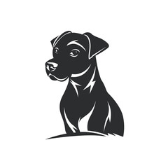 Aggressive Jack Russell Terrier Dog logo