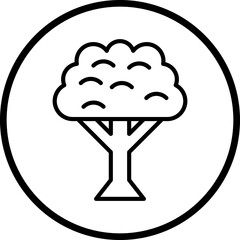 Oak Tree Icon Style