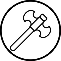 Viking Axe Icon Style