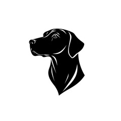 Aggressive Rhodesian Ridgeback Dog logo